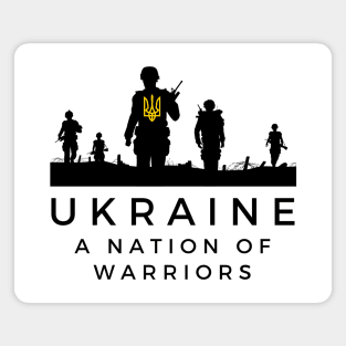 Ukraine A Nation of Warriors Magnet